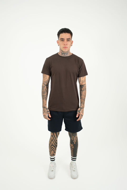 CAMISETA BASICA CAFÉ